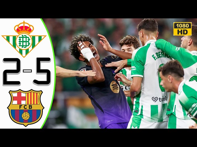 Unstoppable Lamine Yamal 😱 Barcelona vs Real Betis 5-2 Highlights & All Goals 2026