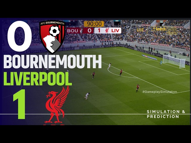 ⚽ Bournemouth 0-1 Liverpool [HIGHLIGHTS] Premier League 26/27 ✅ | Match Simulation/Recreation