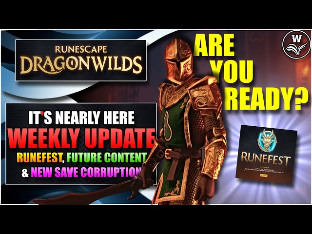 Weekly Update - Runefest, Future Content & Save Corruption! - RuneScape Dragonwilds News & Updates