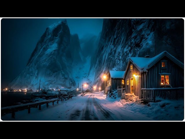 I've Never Slept This Deeply Before: Experience these Calming Snowstorm Sounds at an Arctic Fjord