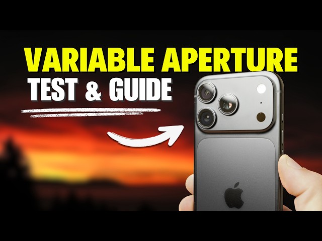 iPhone 18 Pro (Max) Test of the Variable Aperture & How To Use it