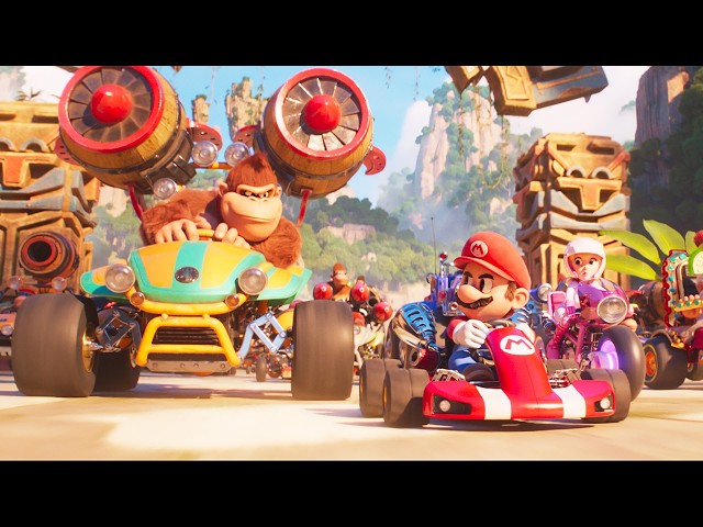 The BEST Mario Kart Scenes From The Super Mario Bros Movie