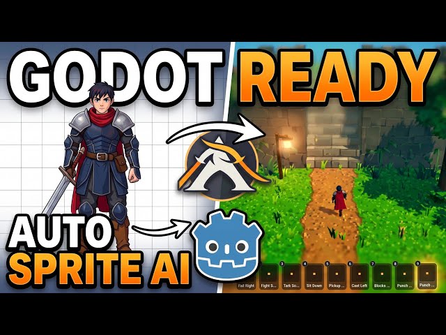 🔥 I Made a Playable 2D Game With AI… From One Character!