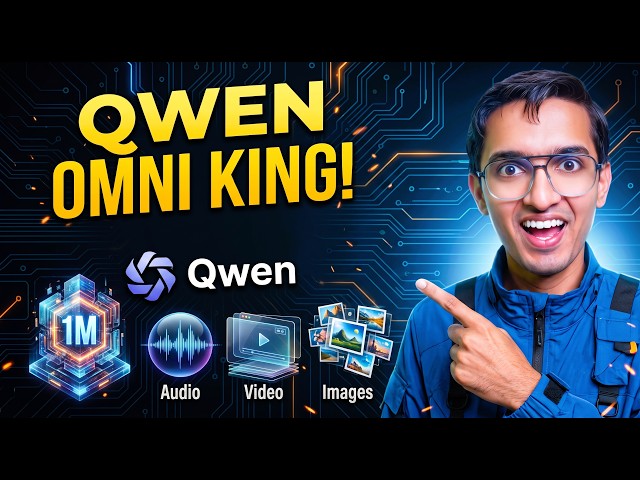 Qwen3.8 Omni Flash Is INSANE — 1M Context, Audio + Video + Images!