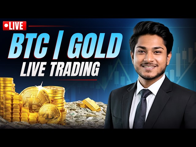19 OCTOBER LIVE BTC & XAUUSD Trading |  SMC + Price Action | Real-Time Trades