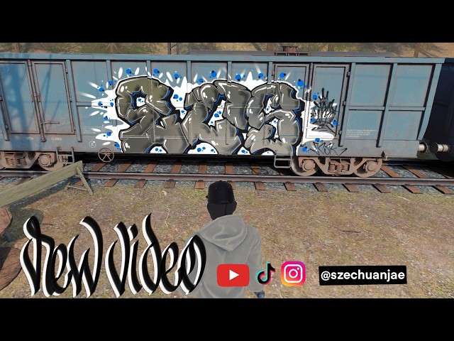 ECS chrome piece on @Graffism-vr train yard map