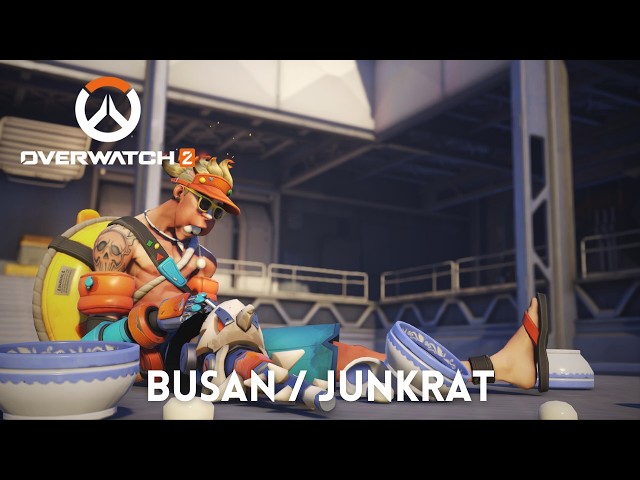 Overwatch 2 - Walkthrough 4K 60FPS HDR - Busan / Junkrat