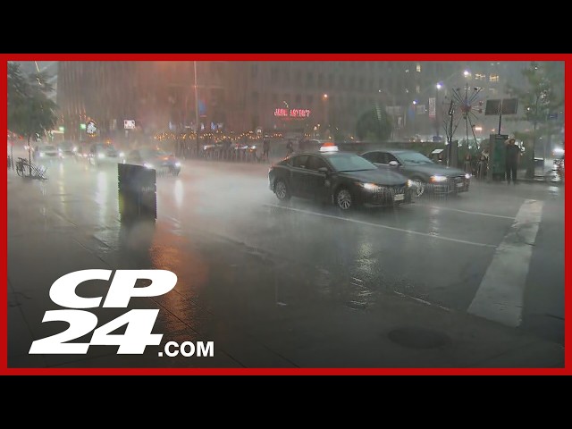 Severe thunderstorms hit the GTA