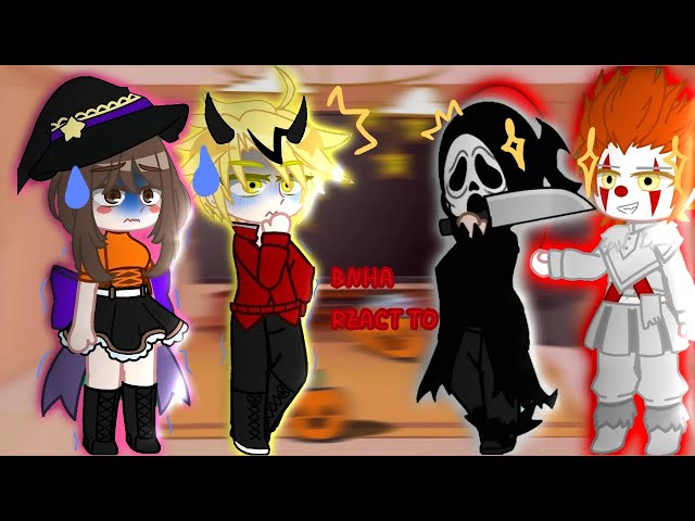 BNHA REACCIONA A PELÍCULAS DE TERROR/BNHA REACTS TO HORROR MOVIES 🇲🇽/🇺🇸