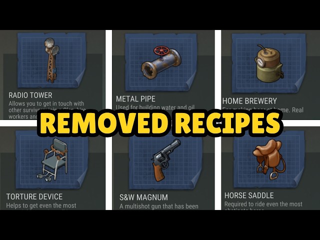 OLD Crafting Recipes That Were Removed From The Game ! 1.51.6