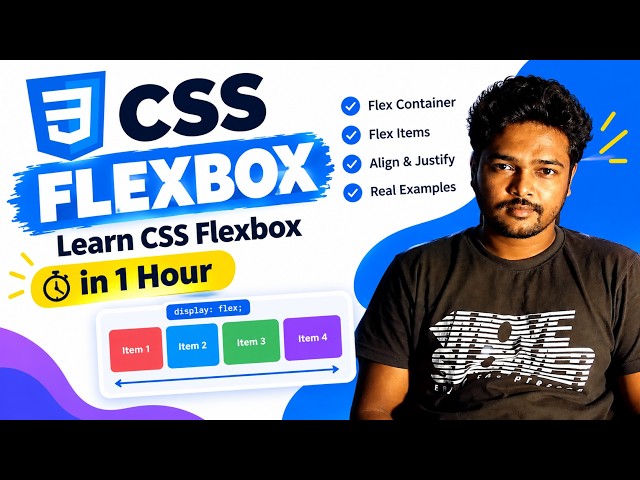Learn CSS Flexbox from Scratch | 1 Hour Complete Course
