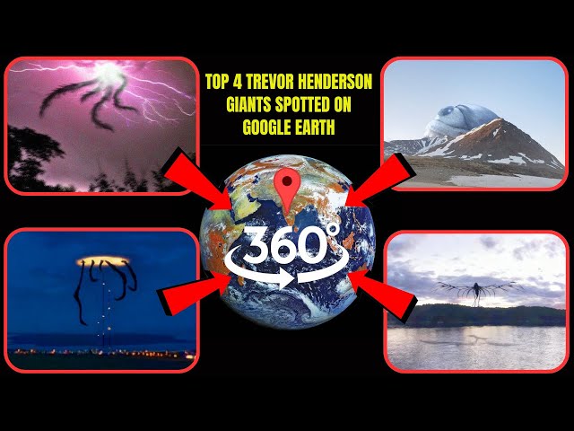 VR 360° - Top 4 Trevor Henderson Giants Spotted on Google Earth!