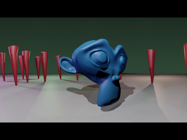 360° high resolution video test [Blender 3D animation]
