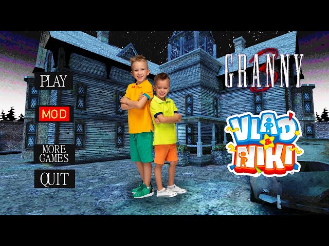Playing as Vlad & Niki In Granny 3 | Granny 3 Vlad And Niki | Mod