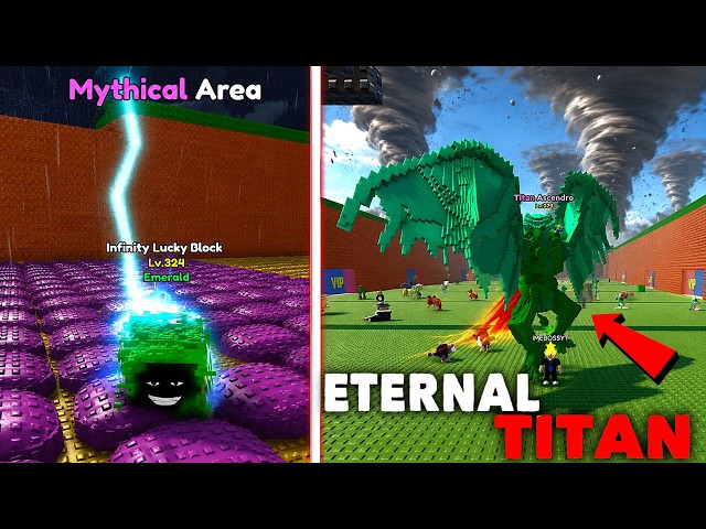 New ETERNAL ASCENDRO Getting To Titan Size During Admin Abuse Event in Escape Tsunami For Brainrots