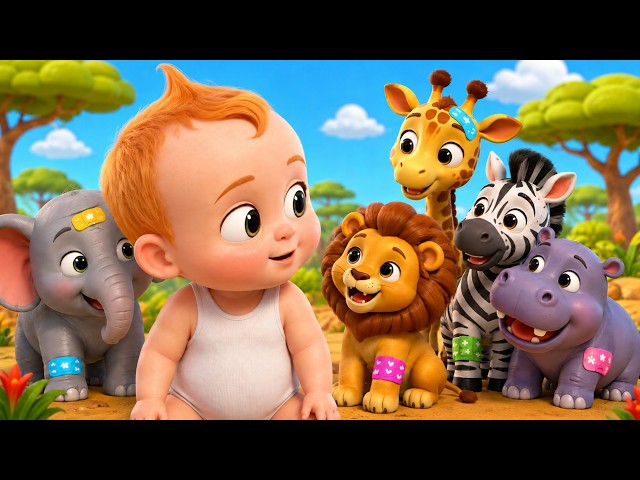 Old MacDonald Song (safari animals)|+Compilation | Lala Loops Kids Songs & Nursery Rhymes & cartoon