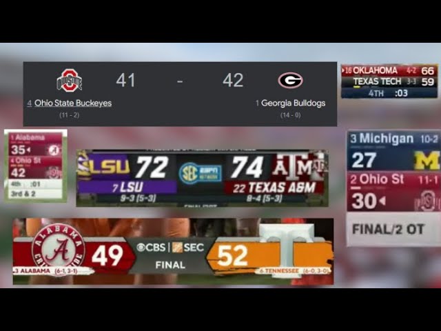Best college football games of the decade part 1