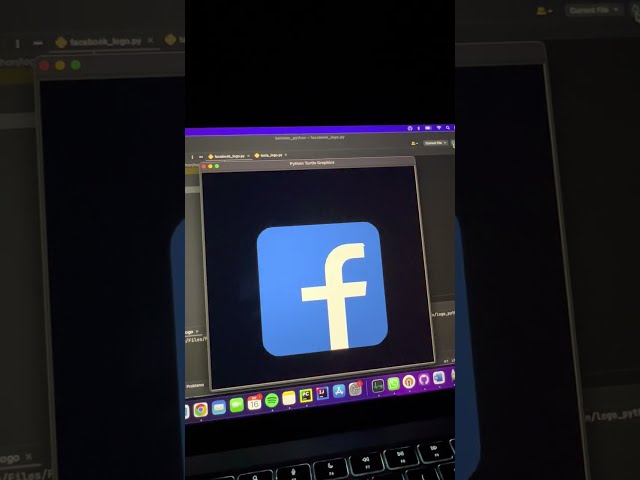 Facebook Logo using Python !