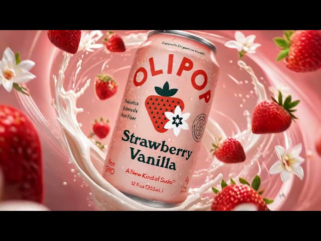 OLIPOP Soda - Dynamic 3D Beverage Commercial | Motion Graphics Spec Ad