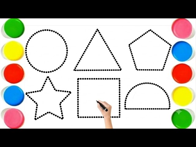 2D Shapes, ABC Alphabet & Counting Numbers | Learning for Toddlers