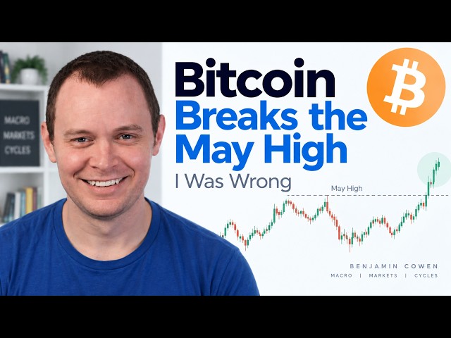 Bitcoin Breaks the May High (I Was Wrong)