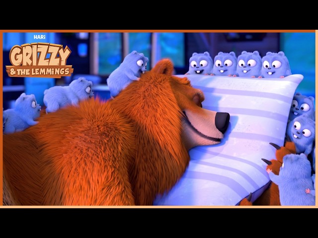 Bear Pillow | Grizzy & the Lemmings | 30' Compilation | 🐻🐹 Cartoon for Kids