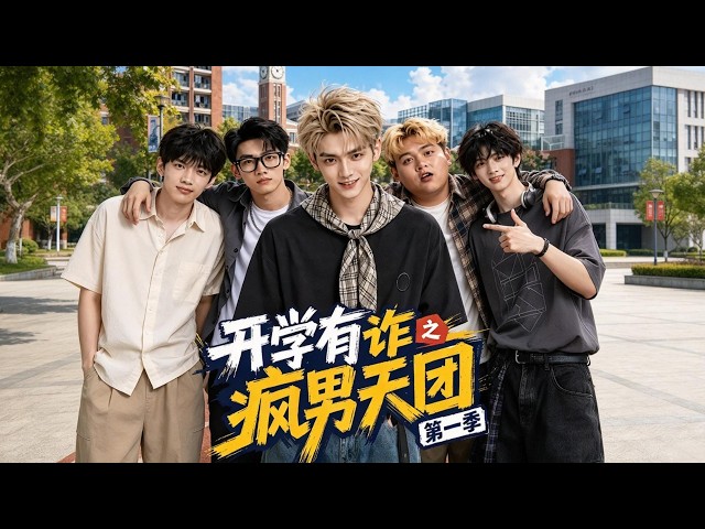 [Full Version]🔥《開學有詐之瘋男天團第一季》五個性格迥異的男生相聚大學，軍訓整活、早八翻車，宿舍互對，上演爆笑又溫暖的青春故事！#shortvideo #drama #comedy#短剧