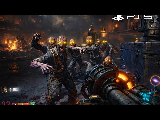 BLACK OPS 3 ZOMBIES: KINO DER TOTEN PS5 4K HDR (NO COMMENTARY)