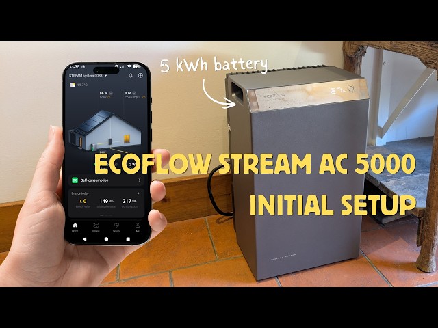 EcoFlow Stream AC 5000 Battery: First Setup and Solar Charging
