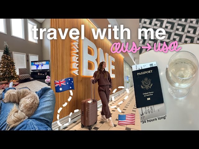 Travel With Me From Australia to USA 🇦🇺→🇺🇸 signing off, 34 hour travel day + first day back home!