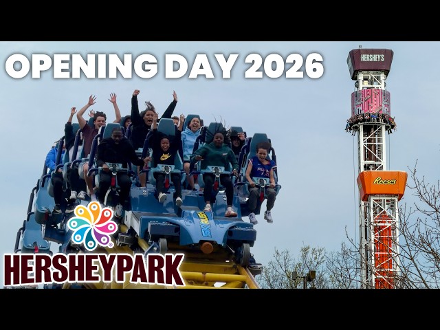 Everything NEW at Hersheypark in 2026! | Opening Day Vlog 4/3/26