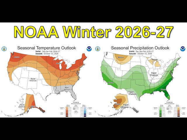 Oct 16, 2026: NOAA’s Official Winter Forecast | High Winds Then Frost | Temps Rebound Quickly...
