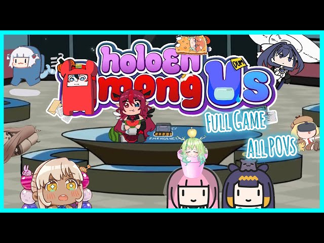 【Full Game】hololive English Among Us [ALL POVs & Ghosts]