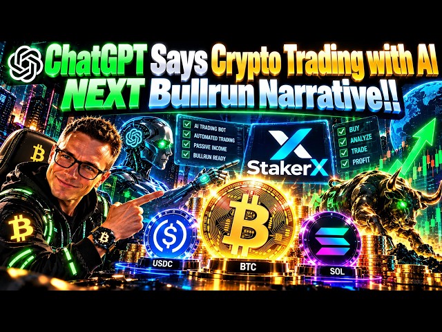 ChatGPT Says Crypto Trading with AI Next Big Bitcoin Bullrun Narrative!!! #stakerx