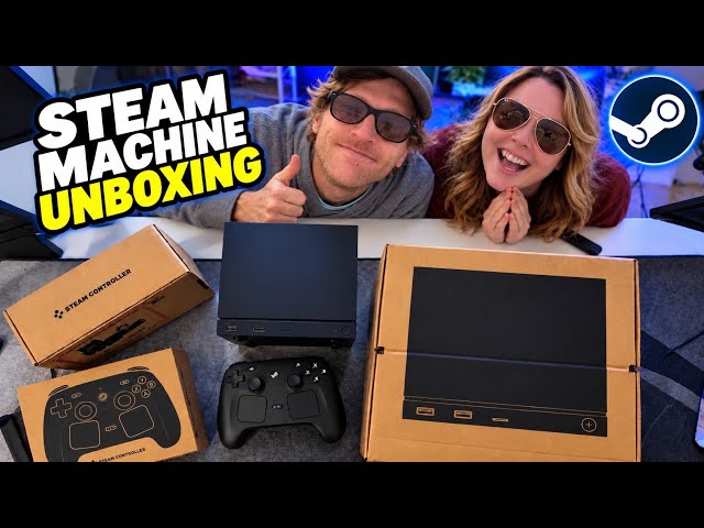 Steam Machine Unboxing | First Look at Valve’s New Gaming PC