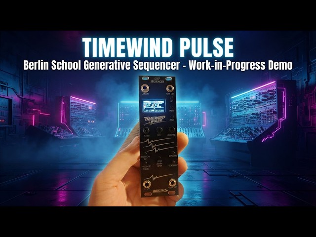 Bigzun TIMEWIND PULSE: Berlin School Generative Sequencer — Work‑in‑Progress Demo