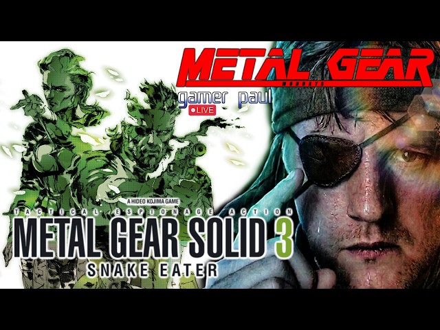 Gamer Paul LIVE - METAL GEAR MONDAYS - METAL GEAR SOLID 3