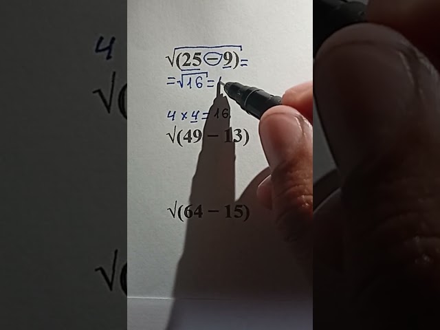 How to Solve Square Root Arithmetic in Detail | Step-by-Step Math #maths #mathematica #mathstricks