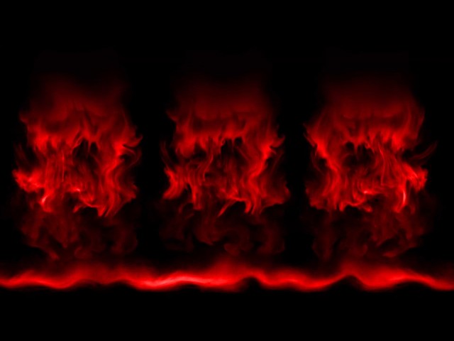 Red Mist Waterfall Halloween Background 4K | No Sound
