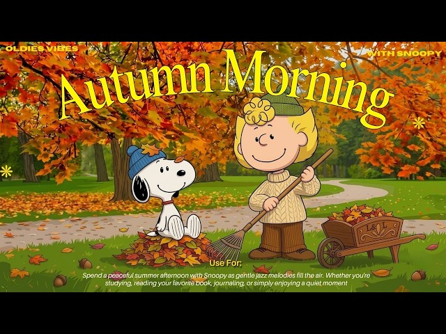 [𝐩𝐥𝐚𝐲𝐥𝐢𝐬𝐭] Cozy 1950s Fall Jazz with Peanuts 🍂🎷 Vintage Oldies Melodies to Relax & Unwind