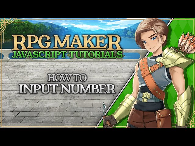 Input Number with JAVASCRIPT | RPG Maker MV & MZ Tutorial #rpgmaker #javascript #gamedev