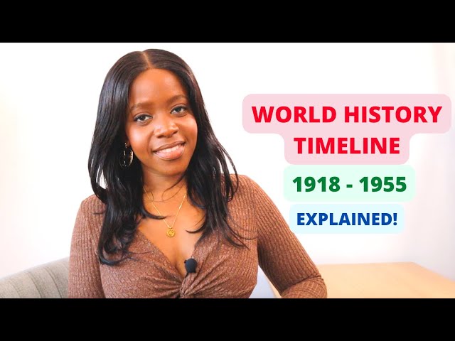 WORLD HISTORY TIMELINE: MAJOR EVENTS FROM 1918 - 1955 EXPLAINED! | * WW1 / WW2 / COLD WAR *