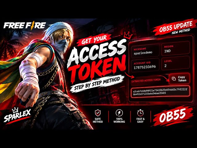 GET YOUR ACCESS TOKEN 🔥 | OB55 Update Method | Free Fire