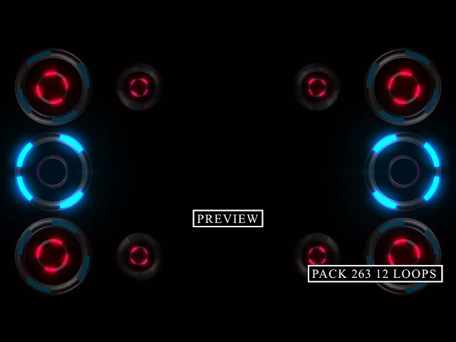 Pack 263   Circular Lights Vj Pack   HD
