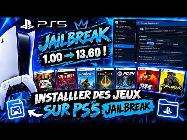 How to install games on PS5 Jailbreak 13.60!