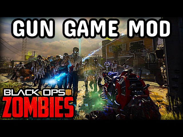 GUN GAME in Black Ops 4 Zombies is Pure CHAOS... (NEW MOD!)