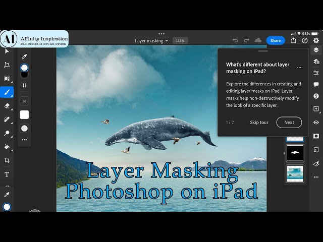 Adobe Photoshop on the iPad Hands On Tutorial - Layer Masking