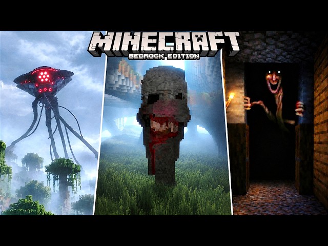 10 Most Scariest Horror Mods For Minecraft BEDROCK/MCPE | Terrifying Horror Mods For MCPE