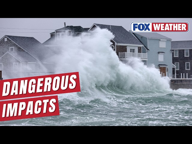 Millions Along East Coast Brace For Impacts From Powerful Nor'easter
