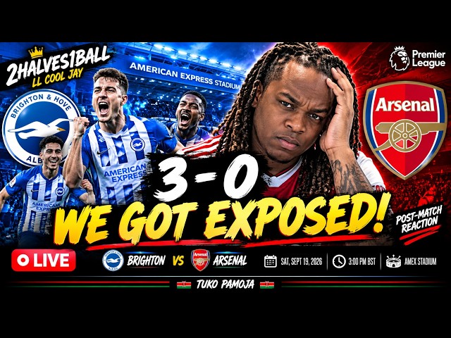 BRIGHTON EXPOSED ARSENAL! 😳 3-0 Defeat | Post-Match Reaction | 2halves1ball